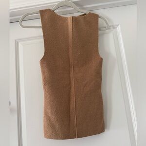 DISSH Tan Sleeveless Tank Top